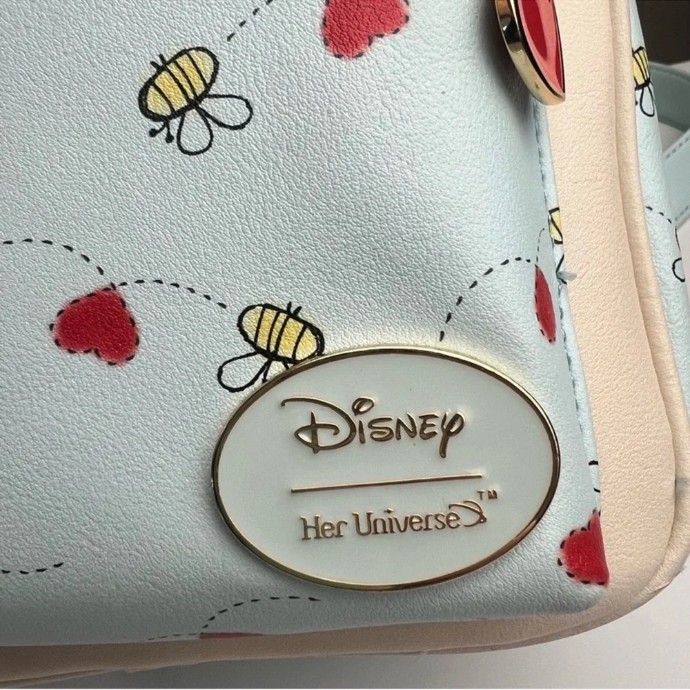 Cute Loungefly Her Universe Disney Winnie the Pooh & Friends Heart Mini Backup - Picture 11 of 13